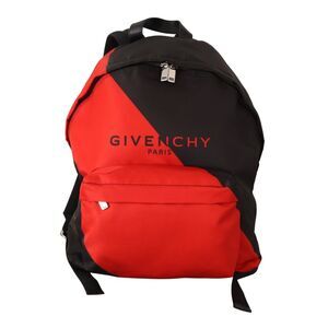 Givenchy Diagonal Panel Backpack BK503MK0AL Men Black and Red Backpacks